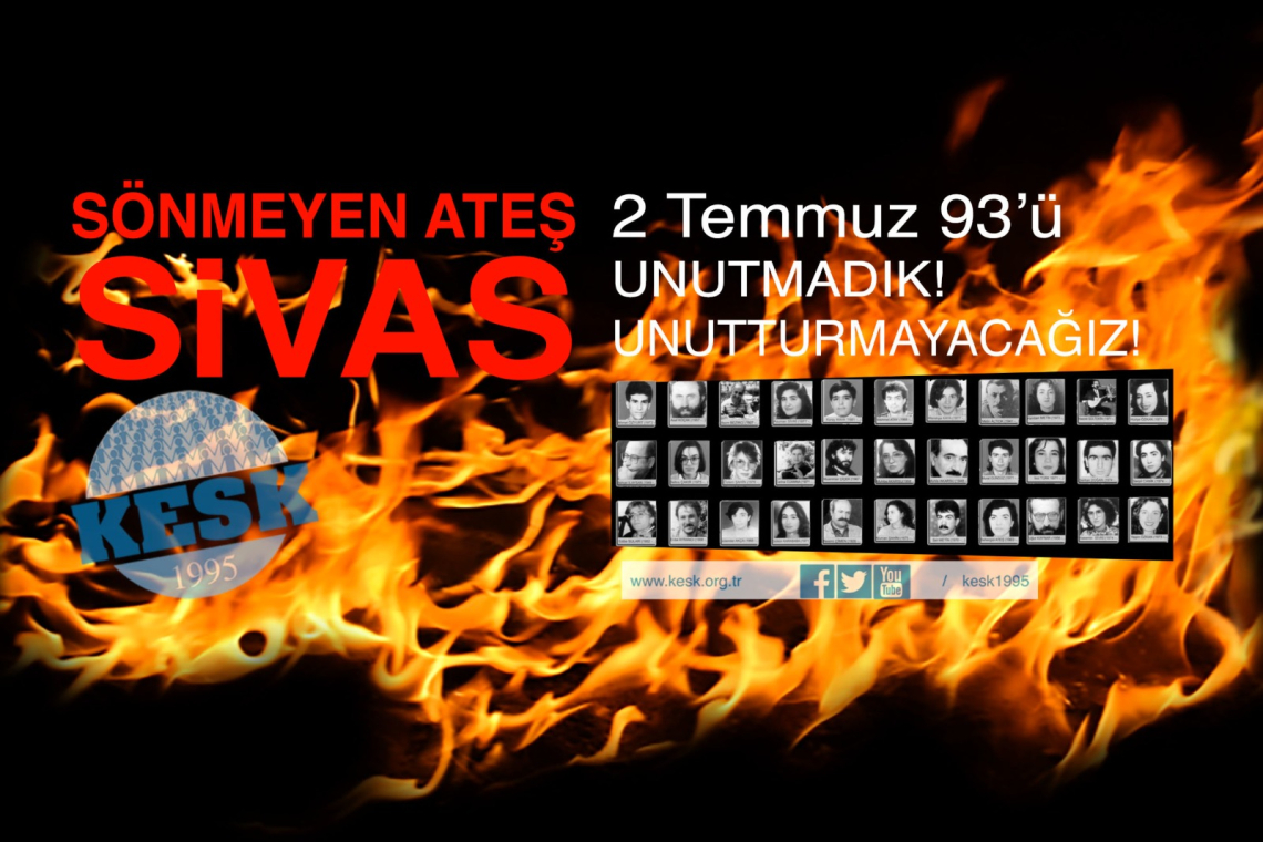 EĞİTİM SEN SAMANDAĞ ŞUBESİ: "MADIMAK'I UNUTMADIK, UNUTMAYACAĞIZ"