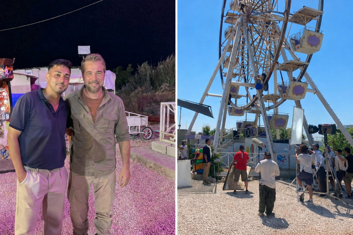 ENGİN ALTAN DÜZYATAN, ÖZAL LUNAPARK'TA KAMERA KARŞISINA GEÇTİ