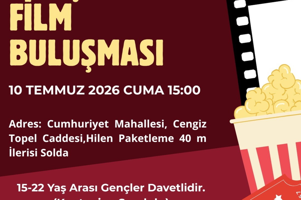 SAMANDAĞ KADIN YAŞAM MERKEZİ'NDEN GENÇLERE FİLM BULUŞMASI