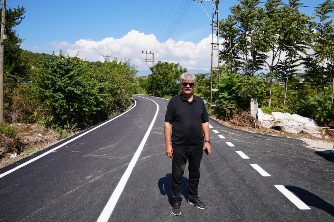SAMANDAĞ KARAÇAY’DA 3 KİLOMETRELİK YOL YENİLENDİ