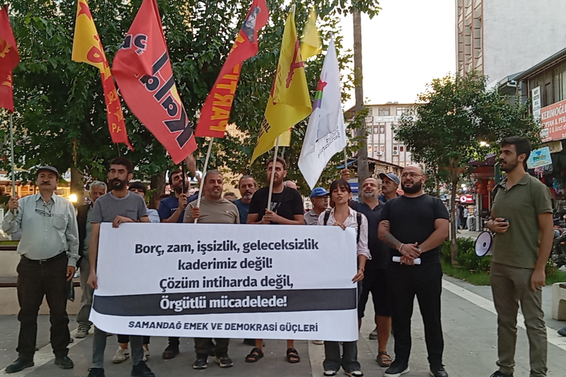 “BORÇ, ZAM, İŞSİZLİK, GELECEKSİZLİK KADERİMİZ DEĞİL”