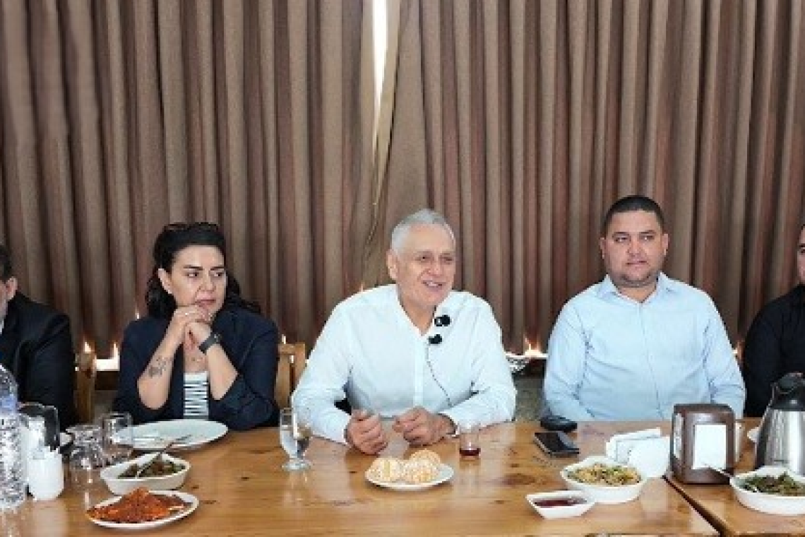 ÇİNÇİN SAMANDAĞ’DA MALİ MÜŞAVİRLERLE BULUŞTU