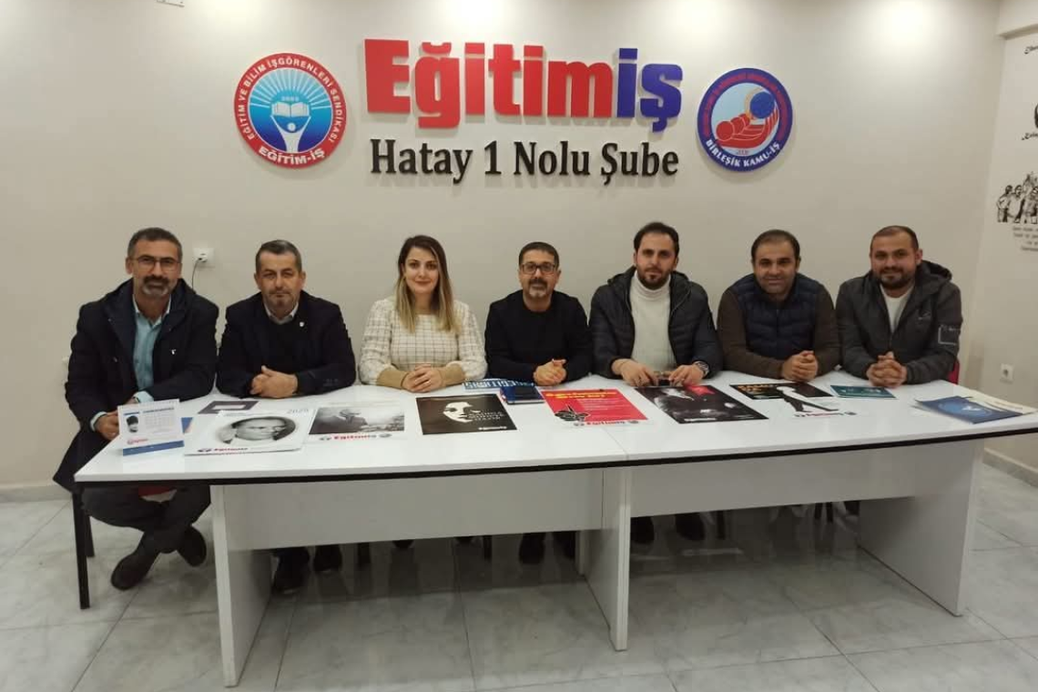 EĞİTİM-İŞ HATAY 1 NO’LU ŞUBE: “OKULLARIMIZ ŞİDDETİN ADRESİ OLAMAZ”