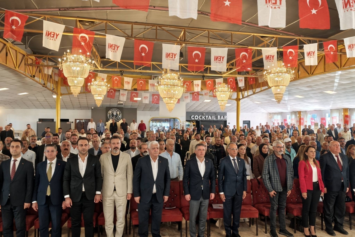 YENİ PARTİ HATAY’DA İLK OLAĞAN KONGRESİNİ YAPTI
